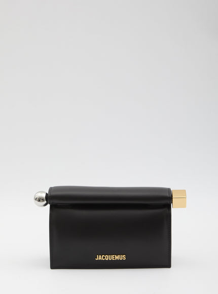 Jacquemus Small Rond Carré Pouch QT Black