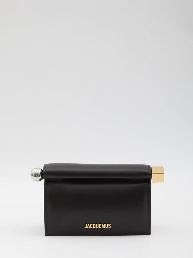 Jacquemus Small Rond Carré Pouch QT Black