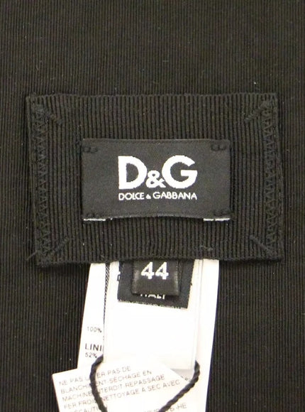 Dolce & Gabbana Black Silk Womens Waist Cummerbund