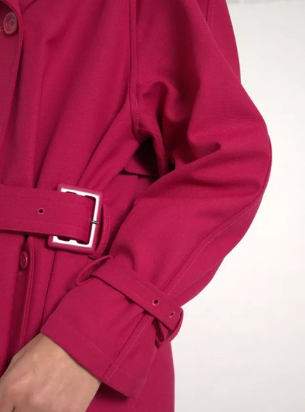 Dolce & Gabbana trench coat sleeve and belt detail