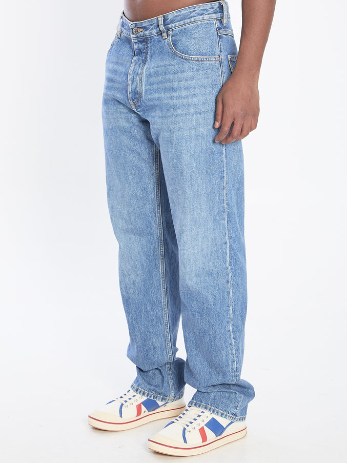 Bottega Veneta Straight-leg Jeans In Vintage Indigo