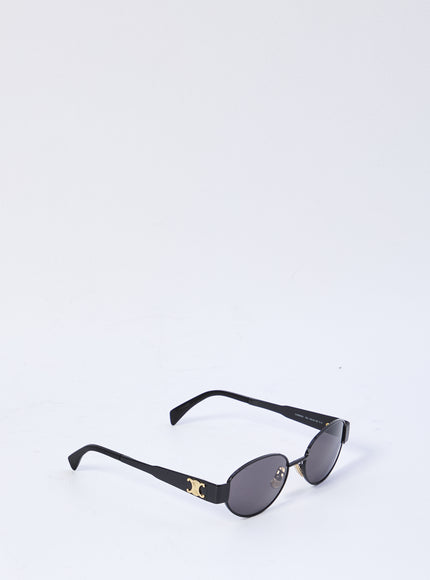 Celine Triomphe Metal 01 QT Black