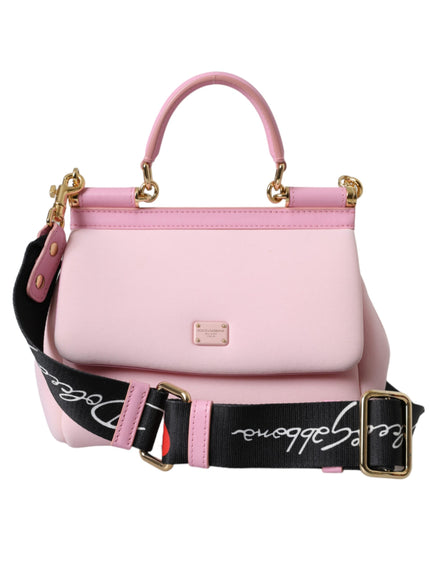 Dolce & Gabbana Sicily Bag In Pink Neoprene