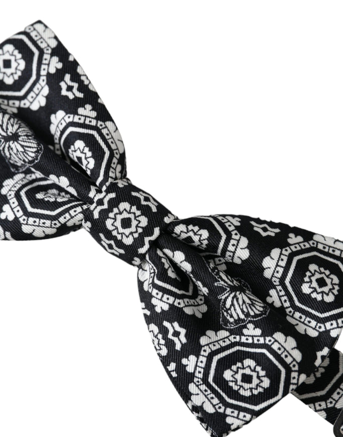 Dolce & Gabbana Multi-Printed Adjustable Bow Tie