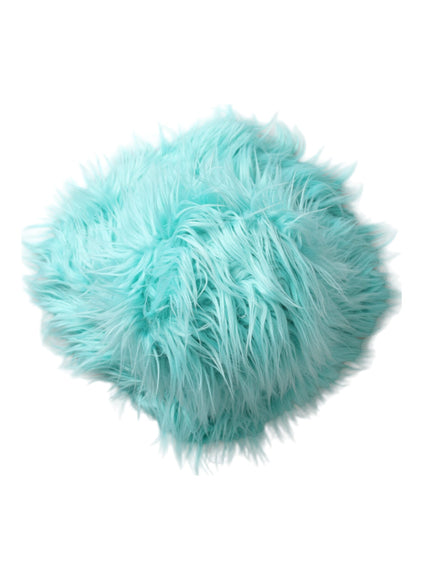 Dolce & Gabbana mint green acrylic fur bucket hat top view