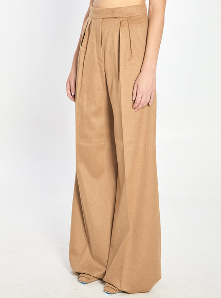 Max Mara Camel Flare Trousers