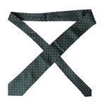 Dolce & Gabbana Green Silk DG Logo Adjustable Tie