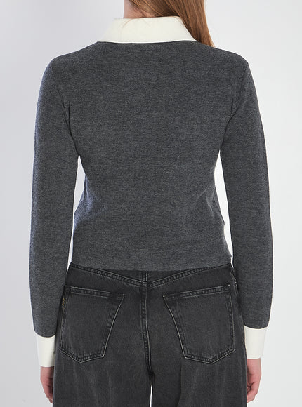 Self Portrait Knit Cardigan