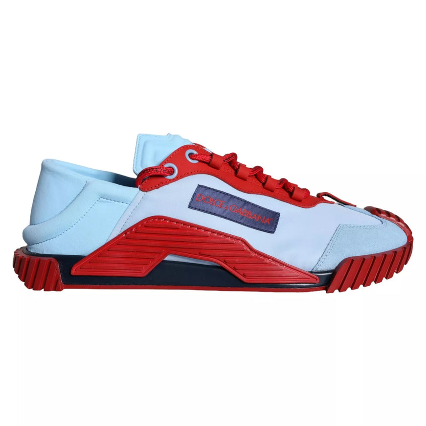 Dolce & Gabbana blue red NS1 sneakers side view