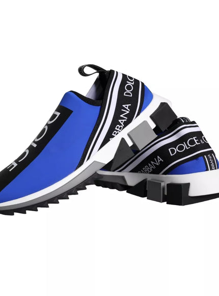 Pair of Dolce & Gabbana blue Sorrento sneakers