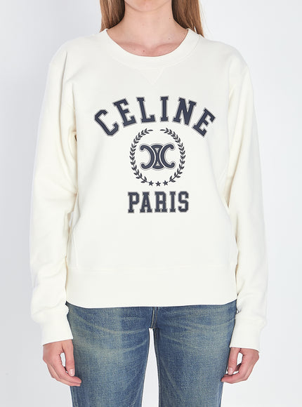 Celine Celine Paris Sweatshirt White
