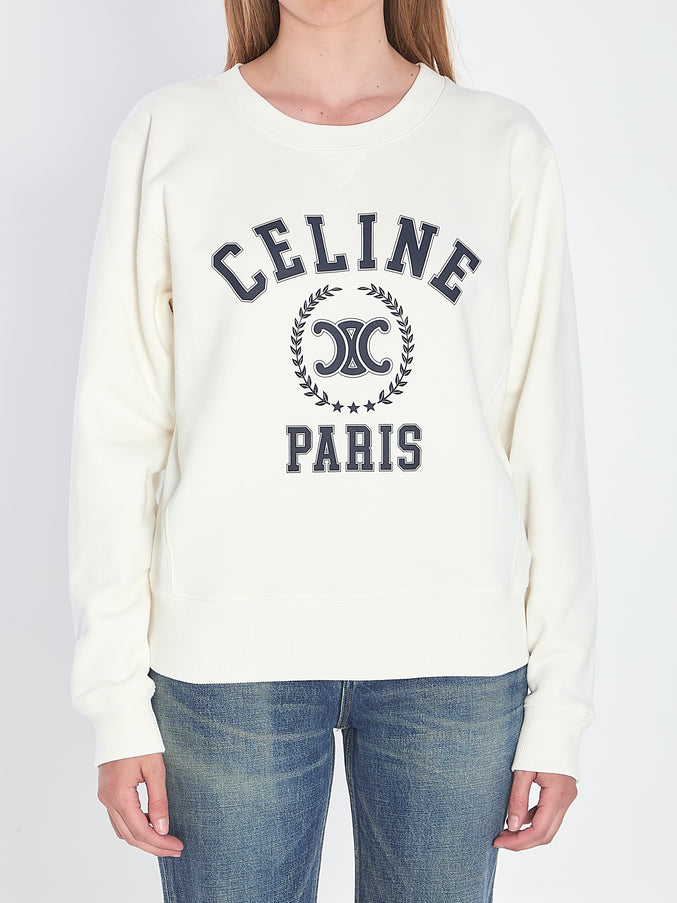 Celine Celine Paris Sweatshirt White