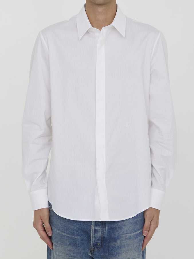 Celine Cotton Poplin Shirt White