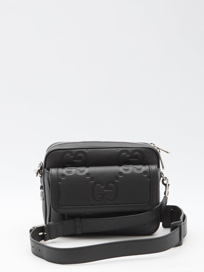 Gucci Jumbo Gg Crossbody Bag QT Black