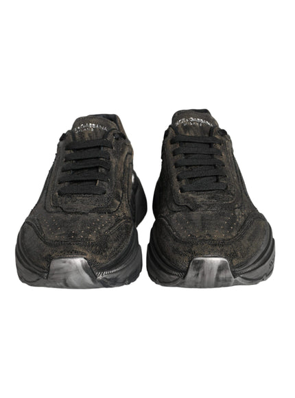 Dolce & Gabbana Black Daymaster Runaway Low Top Sneaker Shoes