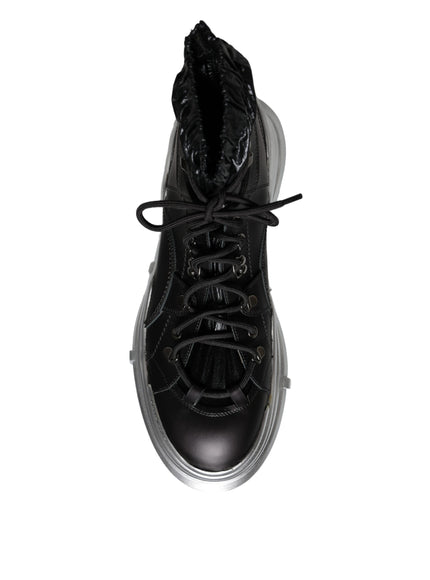 Top view of Dolce & Gabbana Galileo black sneakers