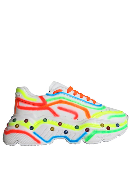 Dolce & Gabbana Multicolor Daymaster LED Lighted Sneaker Shoes