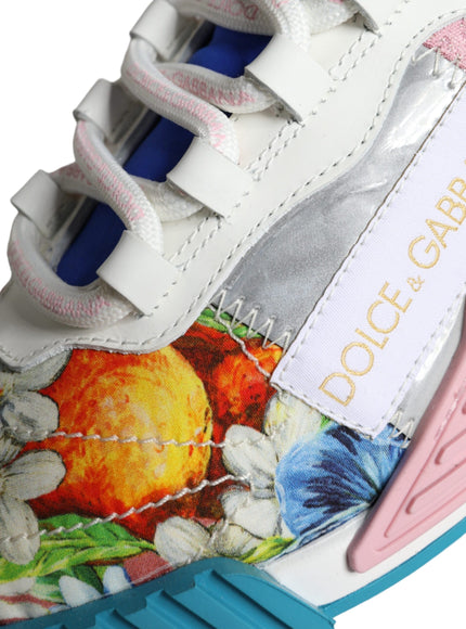 Dolce & Gabbana Multicolor Patchwork NS1 Low Top Sneaker Shoes