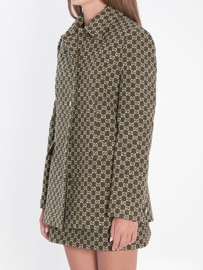 Gucci Gg Monogram Jacket