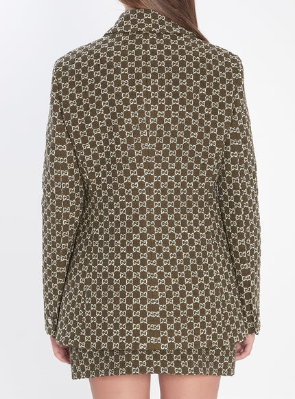 Gucci Gg Monogram Jacket