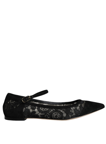 Dolce & Gabbana Taormina Lace Bellucci Flats