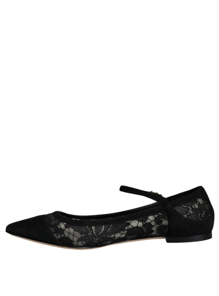 Dolce & Gabbana Taormina Lace Bellucci Flats