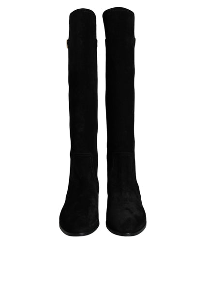 Dolce & Gabbana DG Logo Knee High Boots