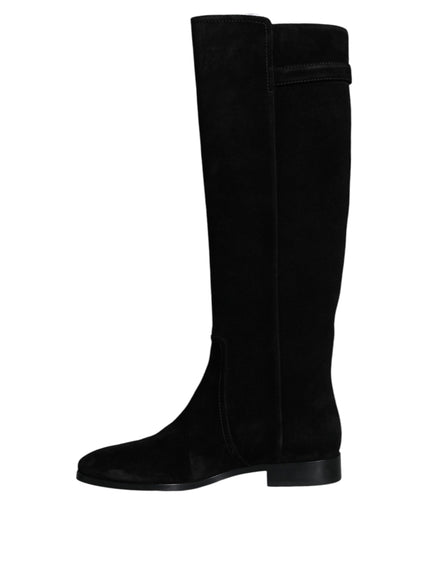 Dolce & Gabbana DG Logo Knee High Boots