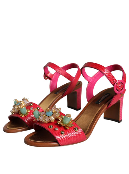 Dolce & Gabbana Embellished Keira Buckle Sandals