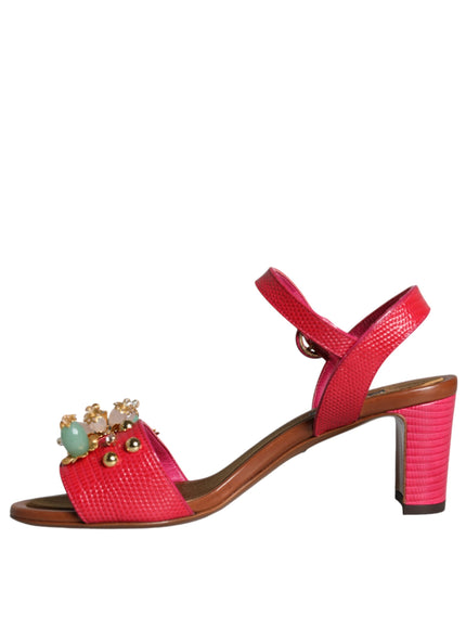 Dolce & Gabbana Embellished Keira Buckle Sandals