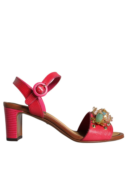 Dolce & Gabbana Embellished Keira Buckle Sandals