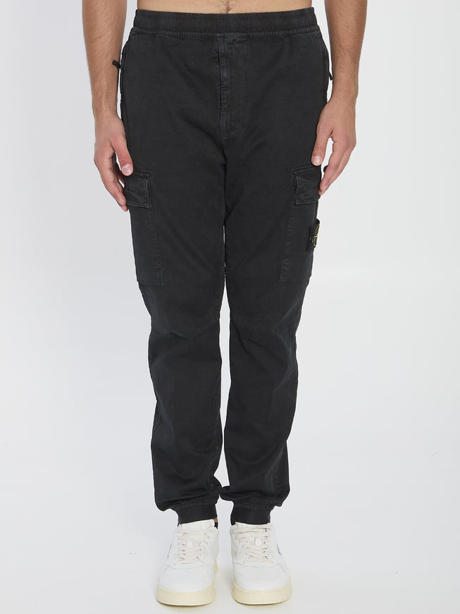 Stone Island Cargo Pants Black