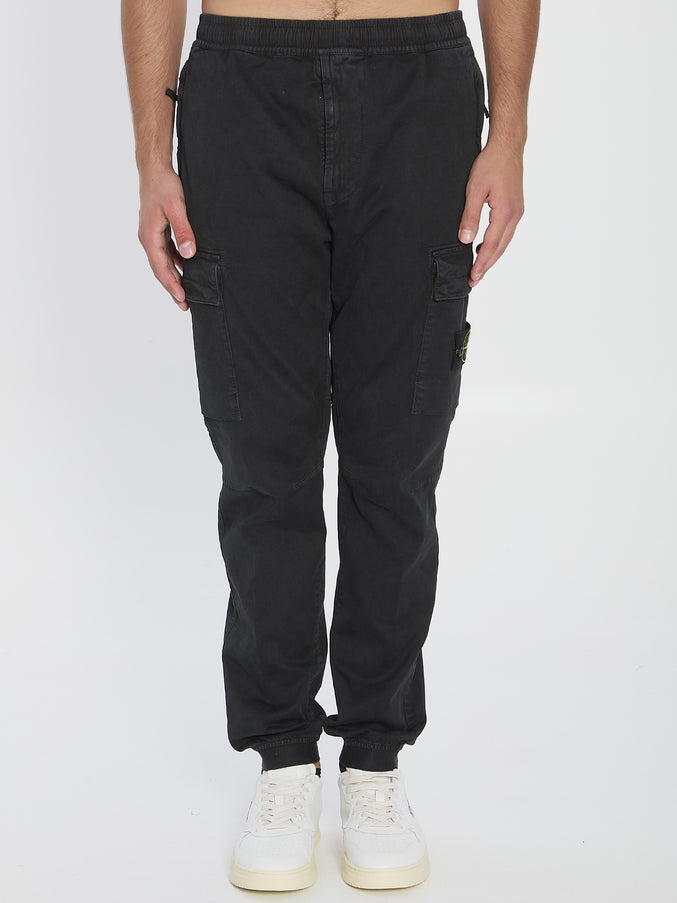 Stone Island Cargo Pants Black