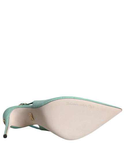 Dolce & Gabbana Slingback Pumps in Mint Green