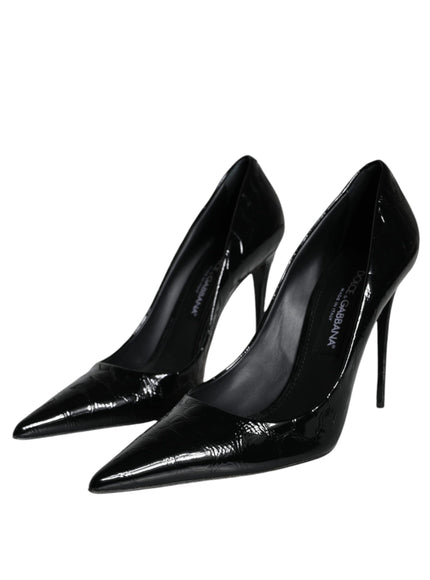 Dolce & Gabbana Pumps In Black Patent Leather