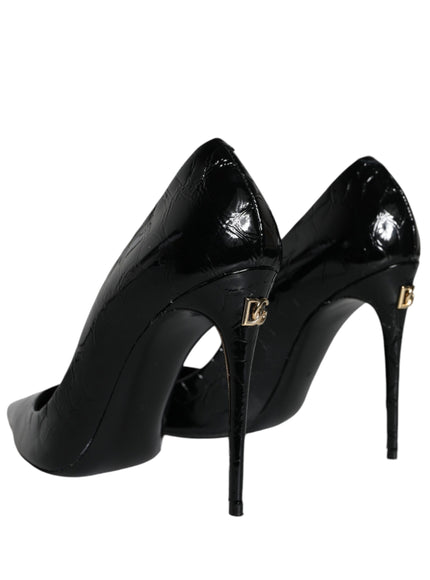 Dolce & Gabbana Pumps In Black Patent Leather