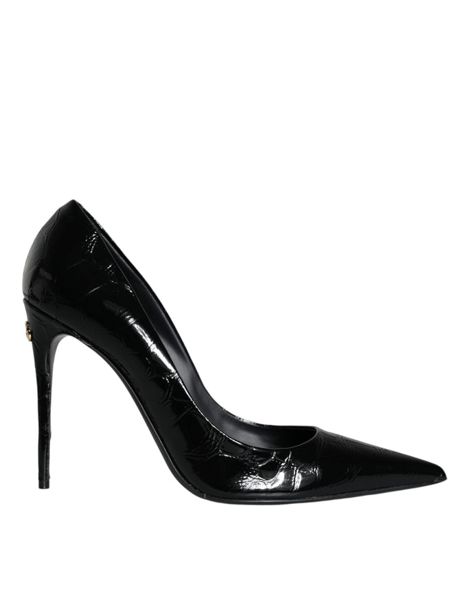 Dolce & Gabbana Pumps In Black Patent Leather