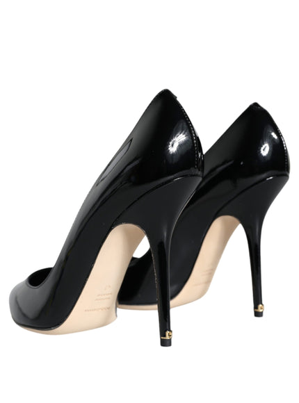 Dolce & Gabbana Bellucci Pumps In Black Patent Leather