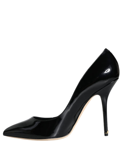 Dolce & Gabbana Bellucci Pumps In Black Patent Leather