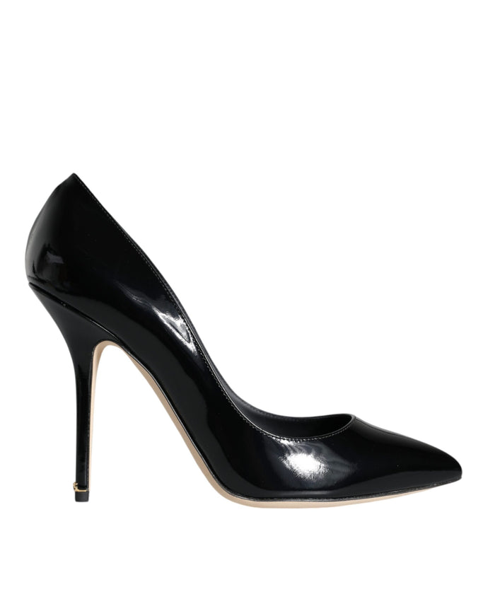 Dolce & Gabbana Bellucci Pumps In Black Patent Leather