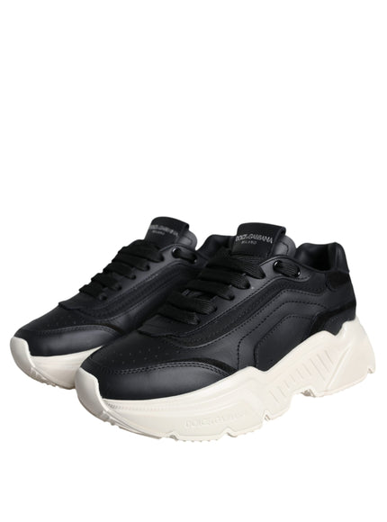 Dolce & Gabbana Daymaster Sneakers In Black Leather