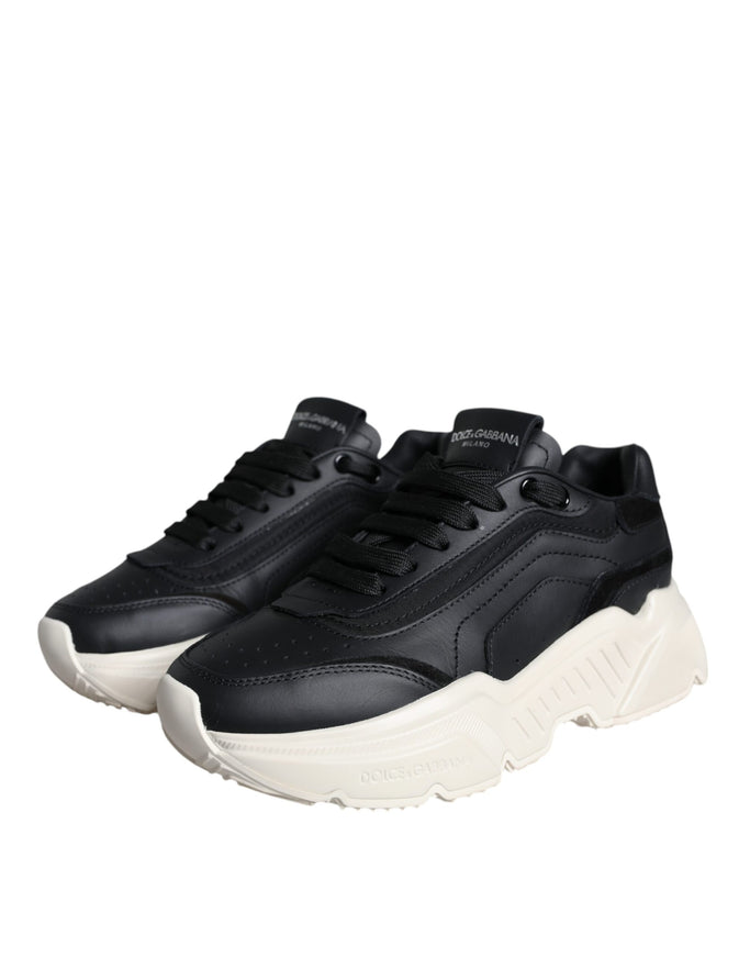 Dolce & Gabbana Daymaster Sneakers In Black Leather