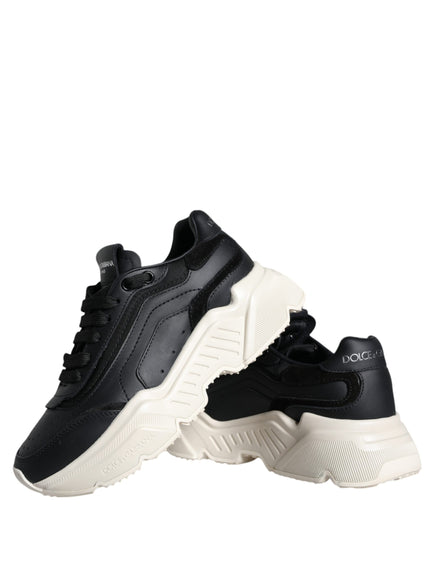 Dolce & Gabbana Daymaster Sneakers In Black Leather