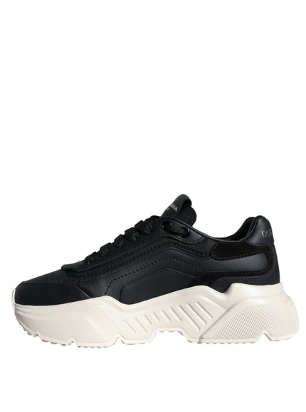 Dolce & Gabbana Daymaster Sneakers In Black Leather