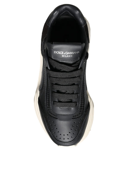 Dolce & Gabbana Daymaster Sneakers In Black Leather