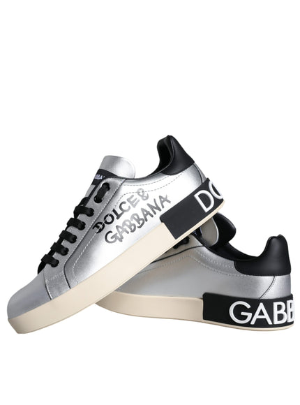 Dolce & Gabbana Portofino Logo Print Sneakers