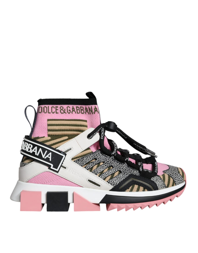 Dolce & Gabbana Sorrento Sock-Style Logo Sneakers