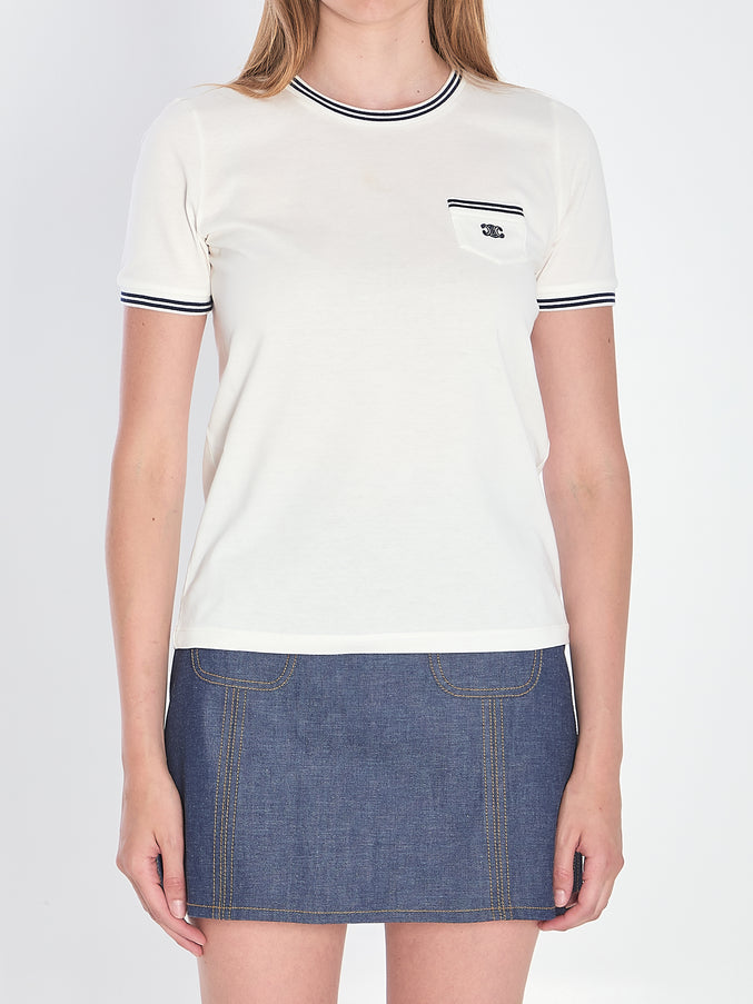 Celine Triomphe T-shirt White