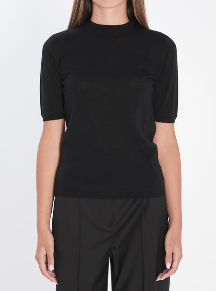 Max Mara Basic Wool Sweater Black