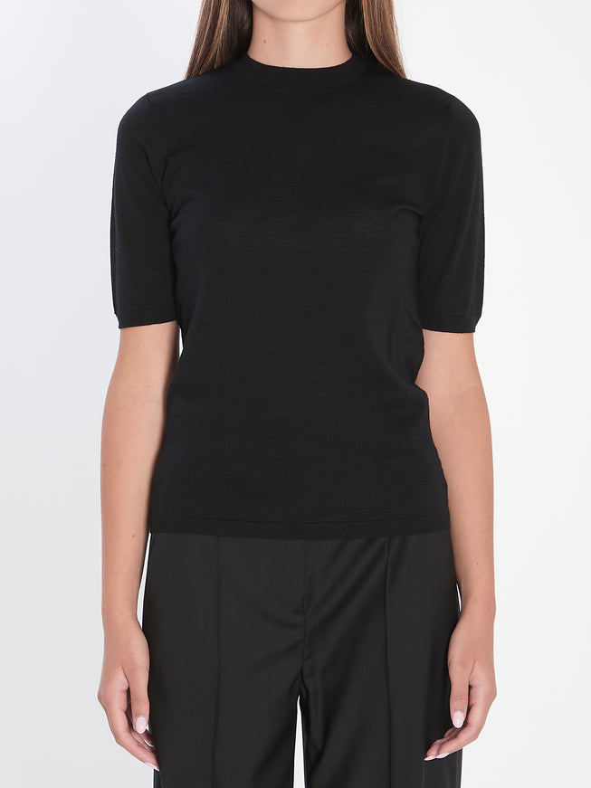 Max Mara Basic Wool Sweater Black